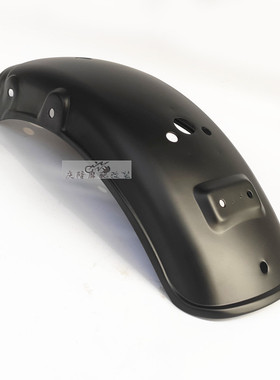 GN125摩托车改装美式太子后泥板尾灯套件HHJ125-8E后泥瓦不锈钢