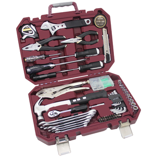 家用工具箱套装日常维修五金x家庭常用锤子扳手螺丝刀钳子修理组