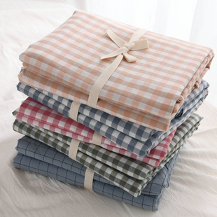 纯棉水洗棉被套单件套单人宿舍学生100全棉被罩男150x200xZ230春