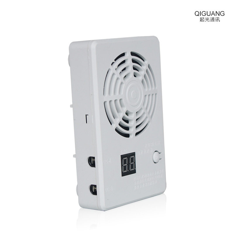 起光通讯 弱电箱智能温控散热器风扇 多媒体光纤信U息箱用数显可