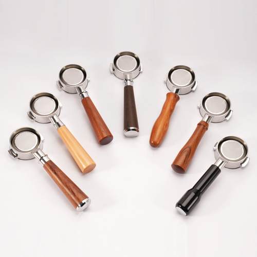 E61咖啡机无底手柄58mm通用双耳迈拓/格米莱/爱宝配件工具不锈钢