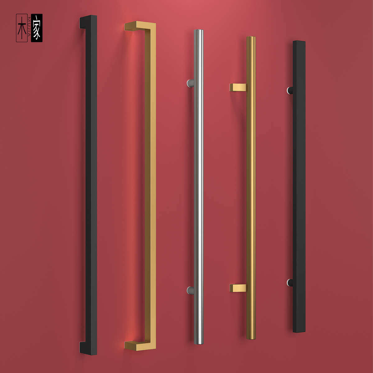 简约加厚不锈钢玻璃门拉手对装实木门大门拉手高端酒店门把手黑色,基础建材,大拉手,淘宝优惠券,粉丝福利购,淘宝优惠卷
