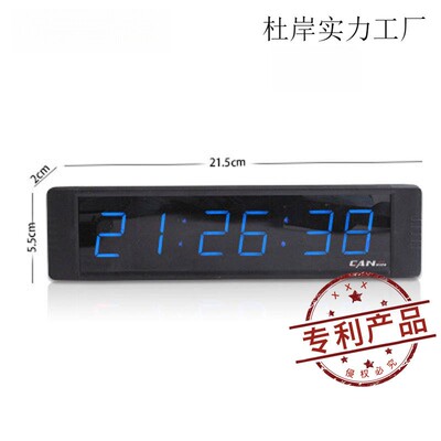 亚马逊爆款多E功LD数字闹钟时能约钟简计时器訂置NTIZBP协议同步