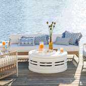 户外藤沙发YPW组合室外墅庭花园别院露台藤椅休光闲阳台阳房藤编