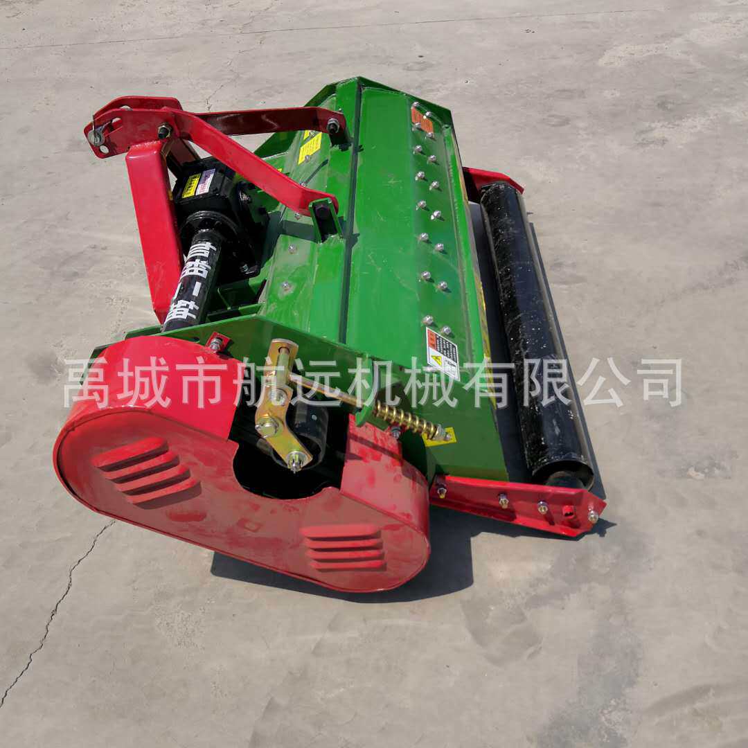 加密4排顶刀的秸秆粉碎还田机 加粗二轴加密刀片的果园杂草除草机