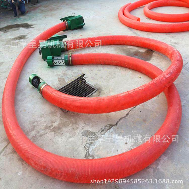 供应6米车载吸粮机下乡收粮吸粮神器耐磨软管绞龙上料设备