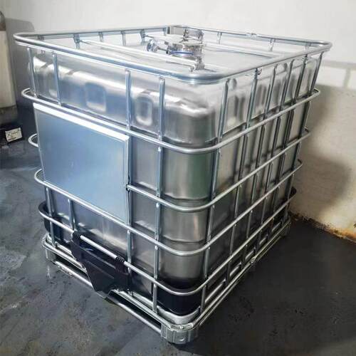 厂30不锈4钢吨1000L方形IBC吨桶防静电家耐桶酸耐碱加DTP厚吨桶