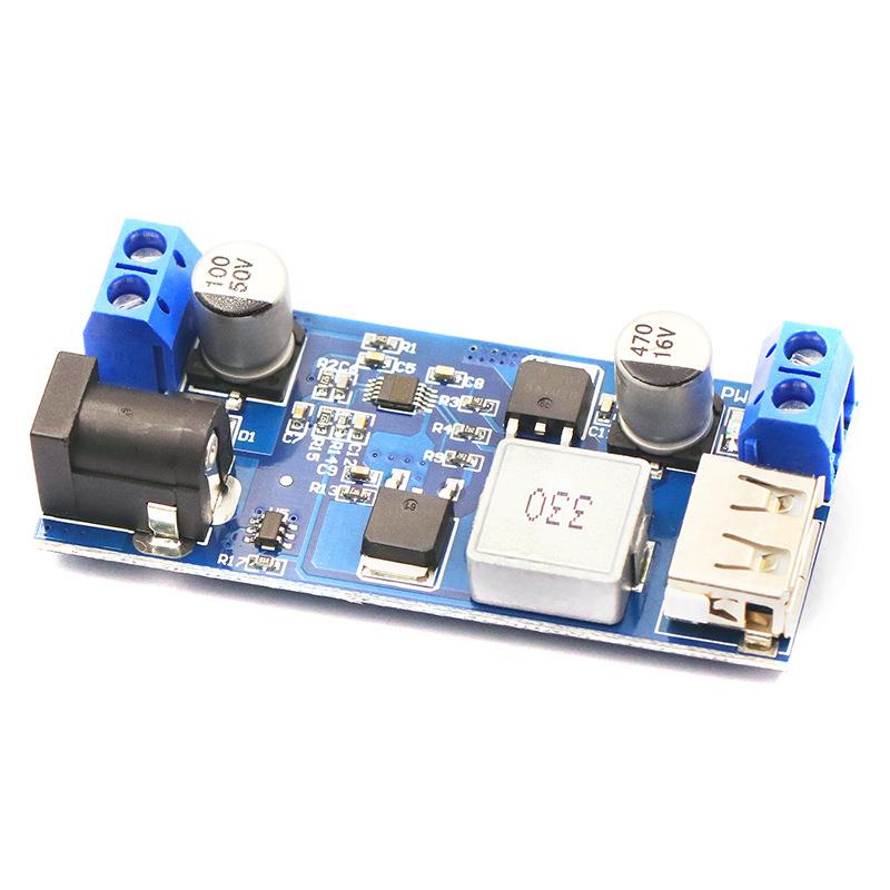 5A DC-DC降压稳压电源模块24V/12V转5V电源转换器模块超LM2596S