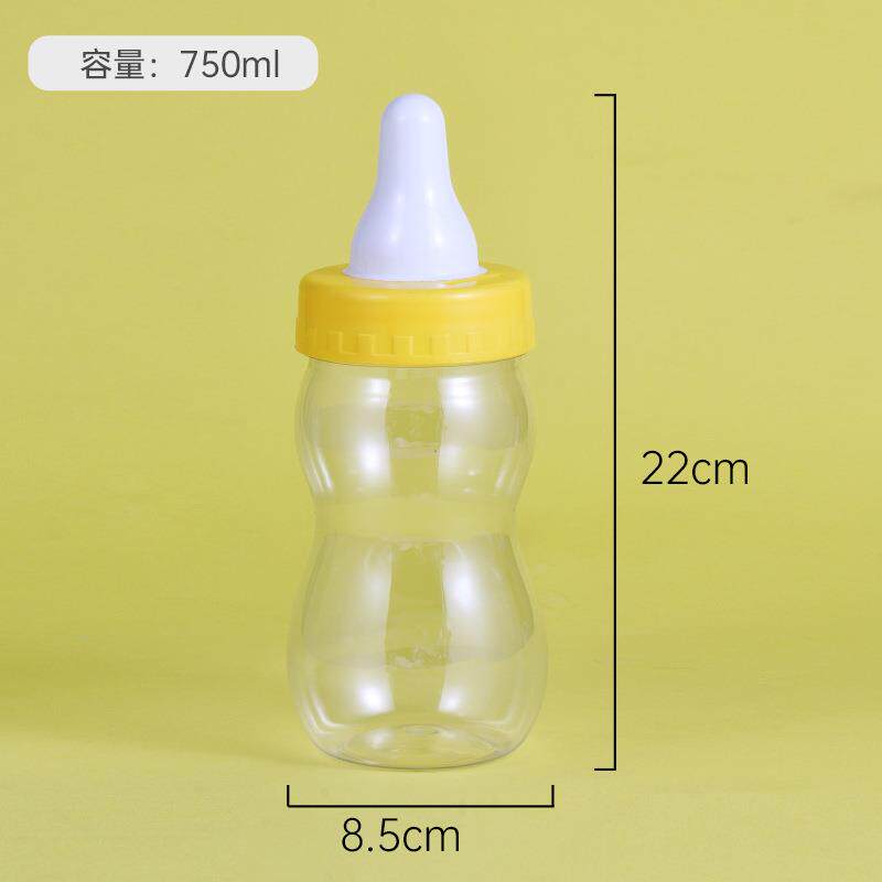 儿童卡通pet零食塑料瓶 透明糖果饼干储物罐 9号零食密封储物瓶
