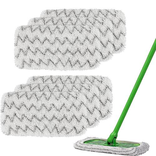 适配Swiffer Sweeper平板拖把替换布 超细纤维拖布头 拖把头配件
