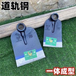农用宽锄头道轨钢锻打锄头开荒挖地挖笋锄头加厚全钢锄头翻地松土