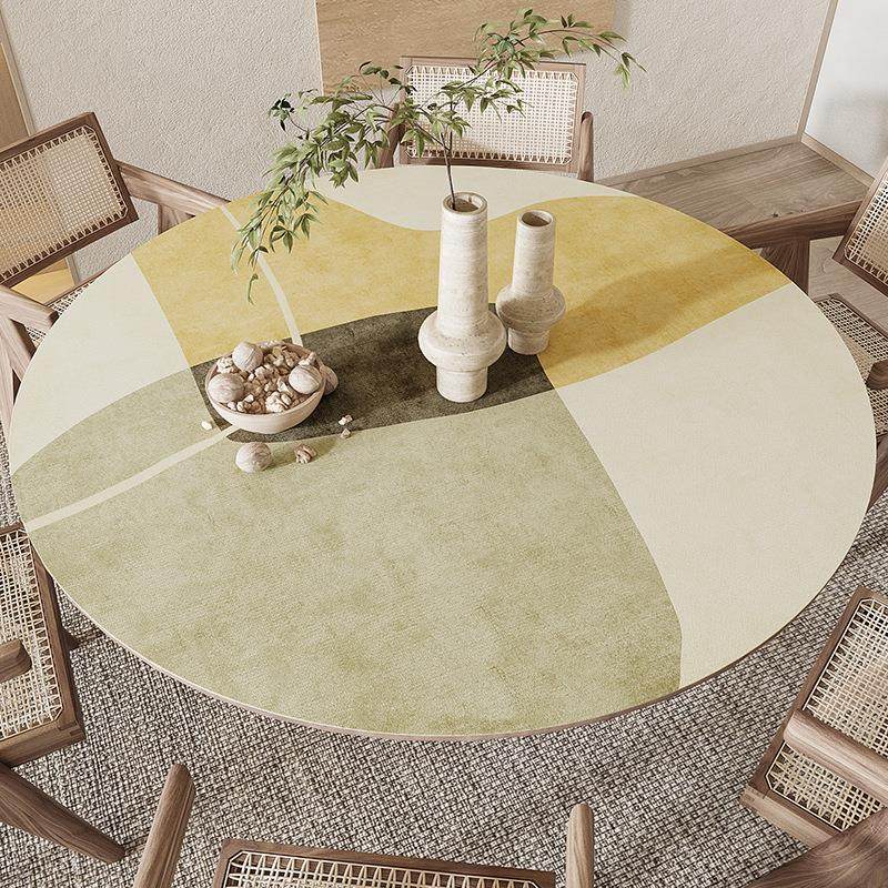 皮革桌垫桌布加厚双面革茶几布餐桌布电视柜遮盖布桌旗侘寂风简约