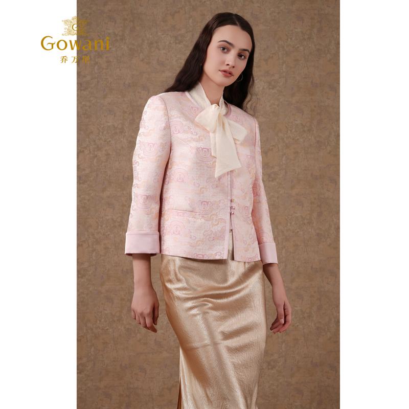 短外套乔万尼提花原创设计感