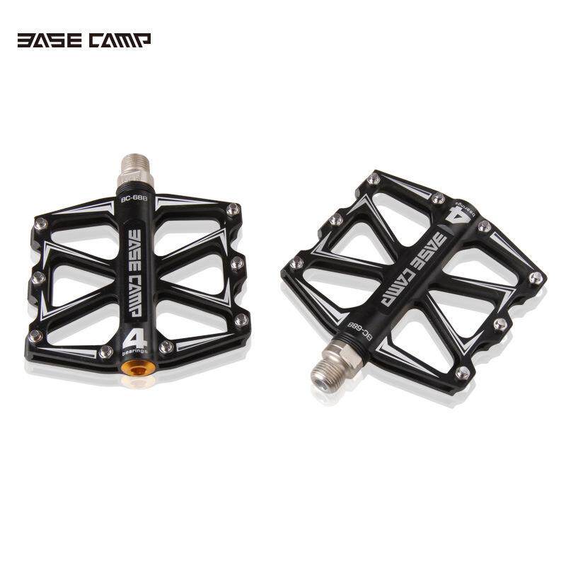 跨境自行车脚踏 4培林轴承铝合金防滑加大加宽脚踏板通用骑行装备