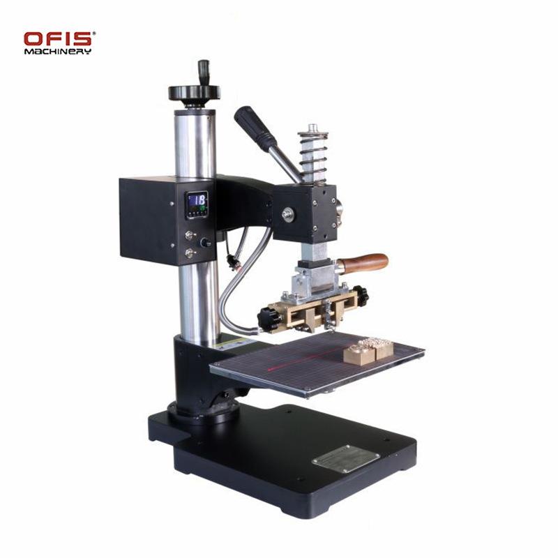 190手动烫金机压印机成品皮革证书钱包手机壳皮带红外定位烫金机