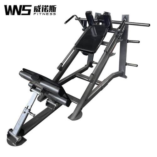 倒蹬机45度训练器哈克深蹲练腿斜蹲机健身器材家用力量器械倒蹬机