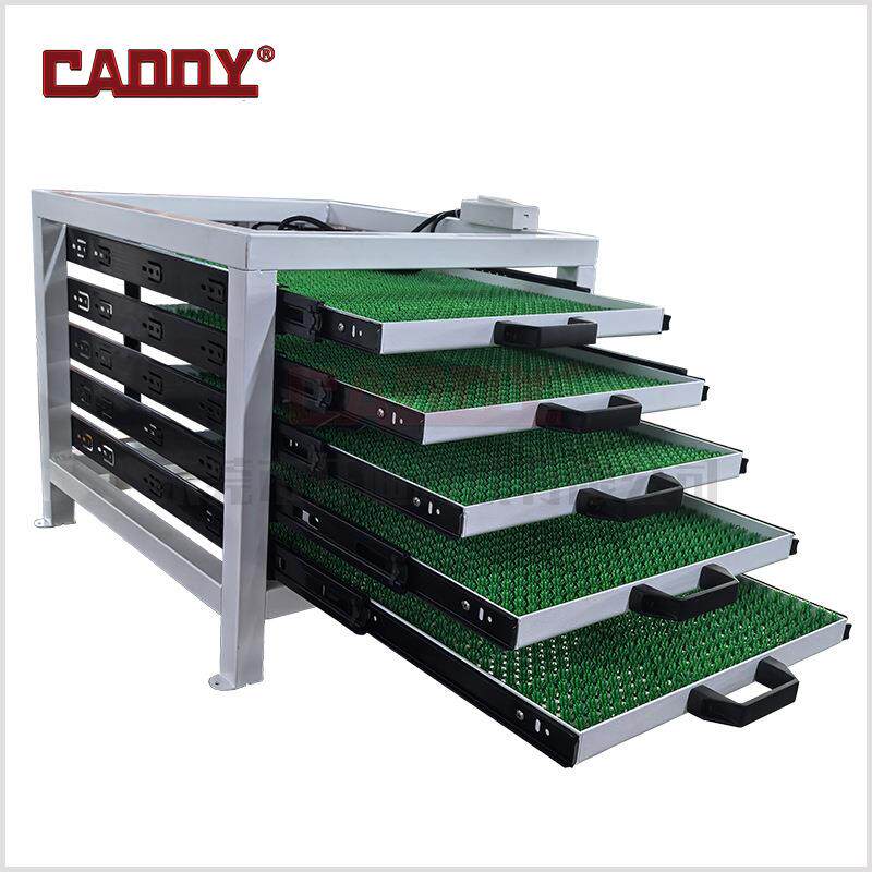 油边多层晾干机皮具手袋商标油边网架抽屉式晾干设备晾物架