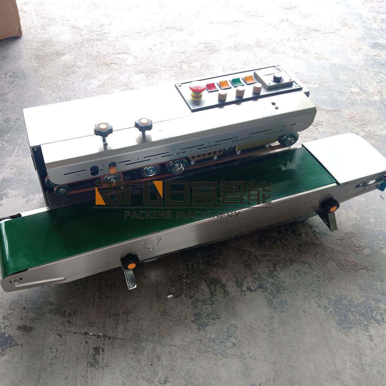 半自动洗衣粉面膜薄膜封口机多功能在线式袋装封口设备广州厂家