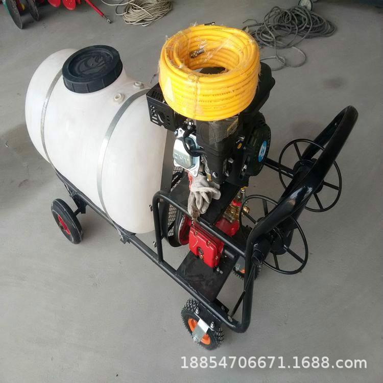200L打药机高射程高压远程手推车式打药机园林汽油喷雾器