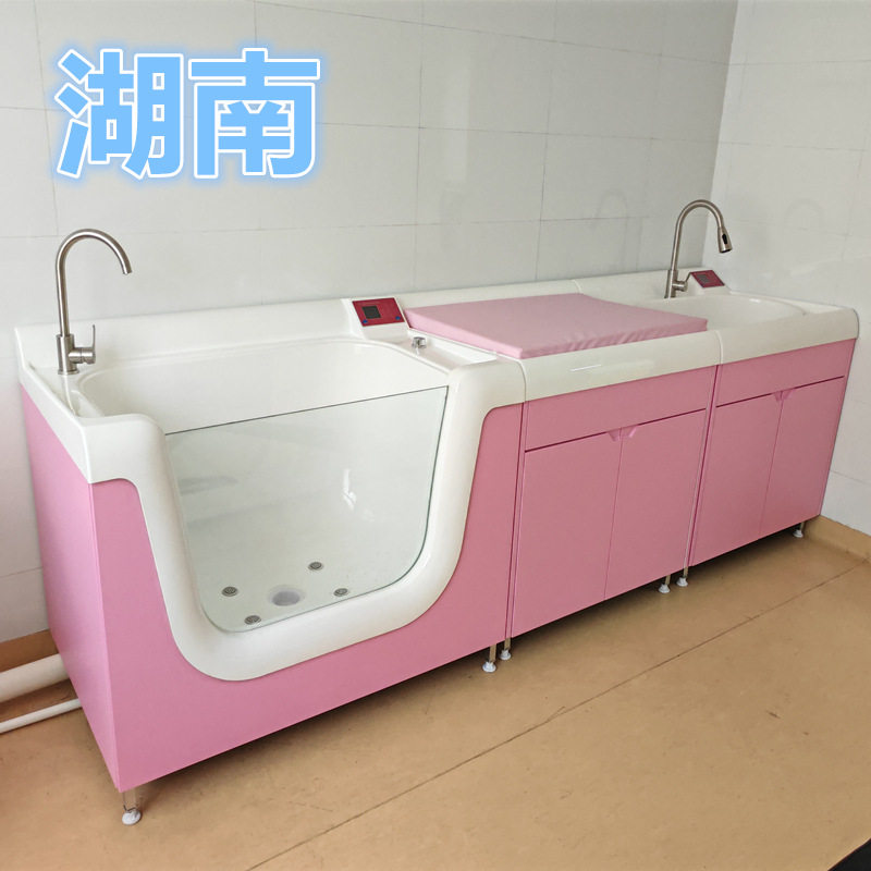婴儿水疗浴缸 医院专用新生儿泳池 恒温出水数字控温 浴桶盆内胆