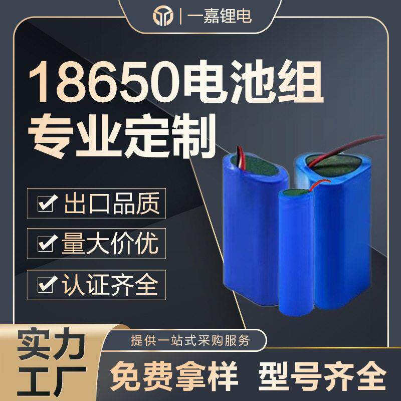 18650锂电池组合包电池定制聚合物锂电池组12v锂电电池锂电大容量