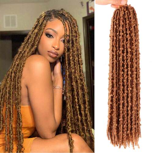 Butterfly Faux Locs Crochet Goddess Braids Pre looped Disres