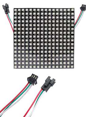 柔性 全彩RGB 像素屏 WS2812B SK6812 点阵显示屏8x32 16x16 8x8