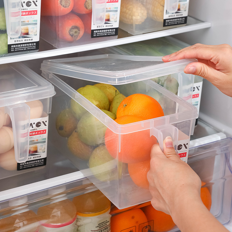 冰箱收纳盒食品级保鲜盒厨房蔬菜水果专用整理冷冻鸡蛋储物盒日式
