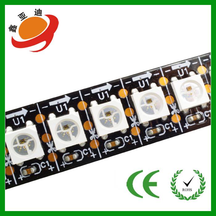 WS2812B全彩幻彩灯带144灯5050RGB贴片内置IC可编程5V灯带套管