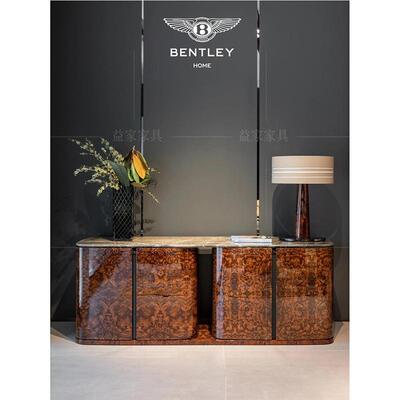 【折扣价】Bentley宾利轻奢树瘤钢琴烤漆家具设计师别墅客厅可工