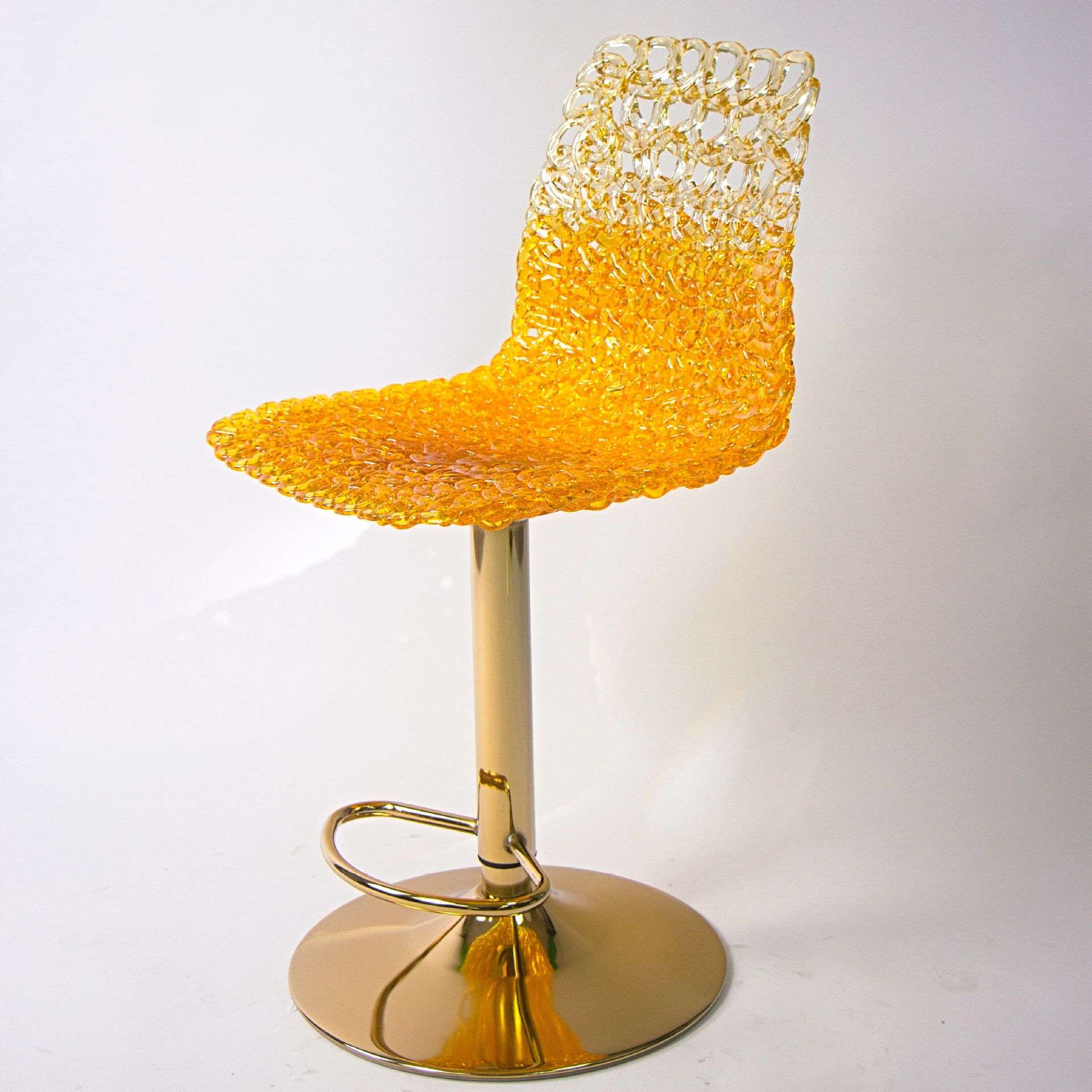 水晶亚克力高脚椅透明椅Gina吧椅美术馆酒吧艺术椅子凳子餐椅设计