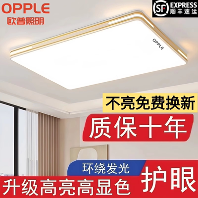 欧普照明2025新款大厅客厅LED主卧室吸顶灯餐厅全屋套餐中山灯具