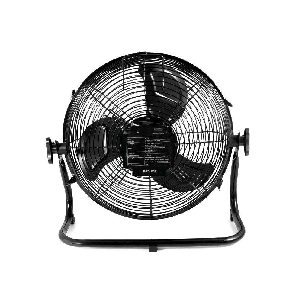 大风力静音充电趴地扇寸档轻量小巧便携式家用工业露营趴地扇