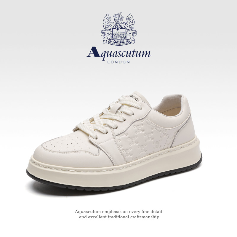 Aquascutum雅格狮丹男鞋2026新款秋冬增高休闲鞋厚底休闲板鞋男,流行男鞋,休闲板鞋,淘宝优惠券,粉丝福利购,淘宝优惠卷