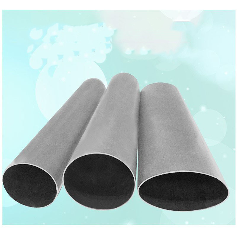 冠柏 304不锈钢楼梯扶手阳台室内外玻璃护栏杆椭圆方面拉丝管配件