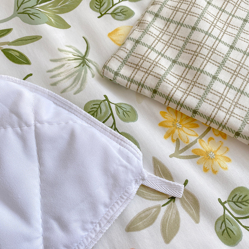 碎花全棉夹棉被套单件纯棉空调被罩夏被两用单人夏季夏Z凉被薄被