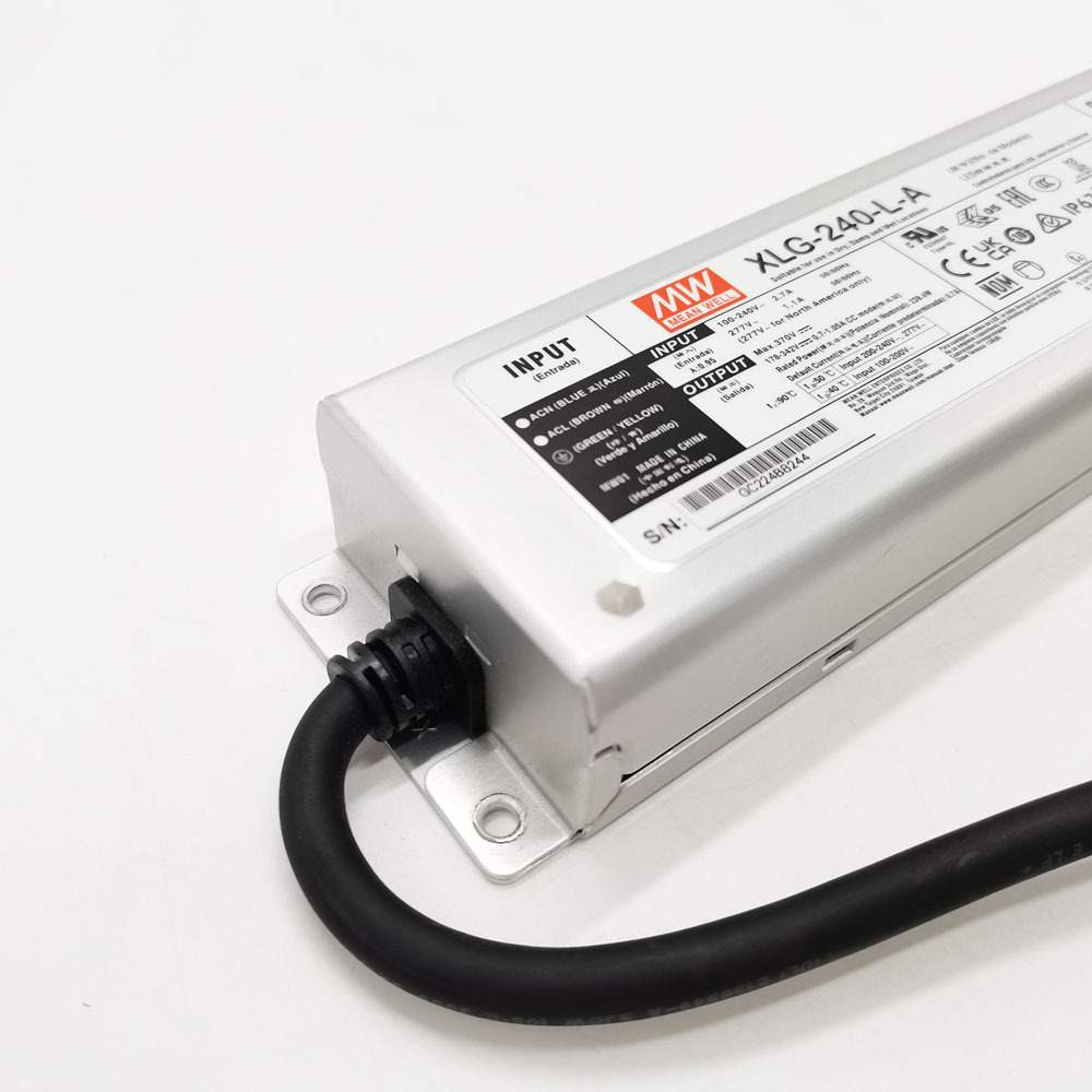 现货XLG-240-L-A 明纬直流LED电源户外防水灯光亮化工程可调变