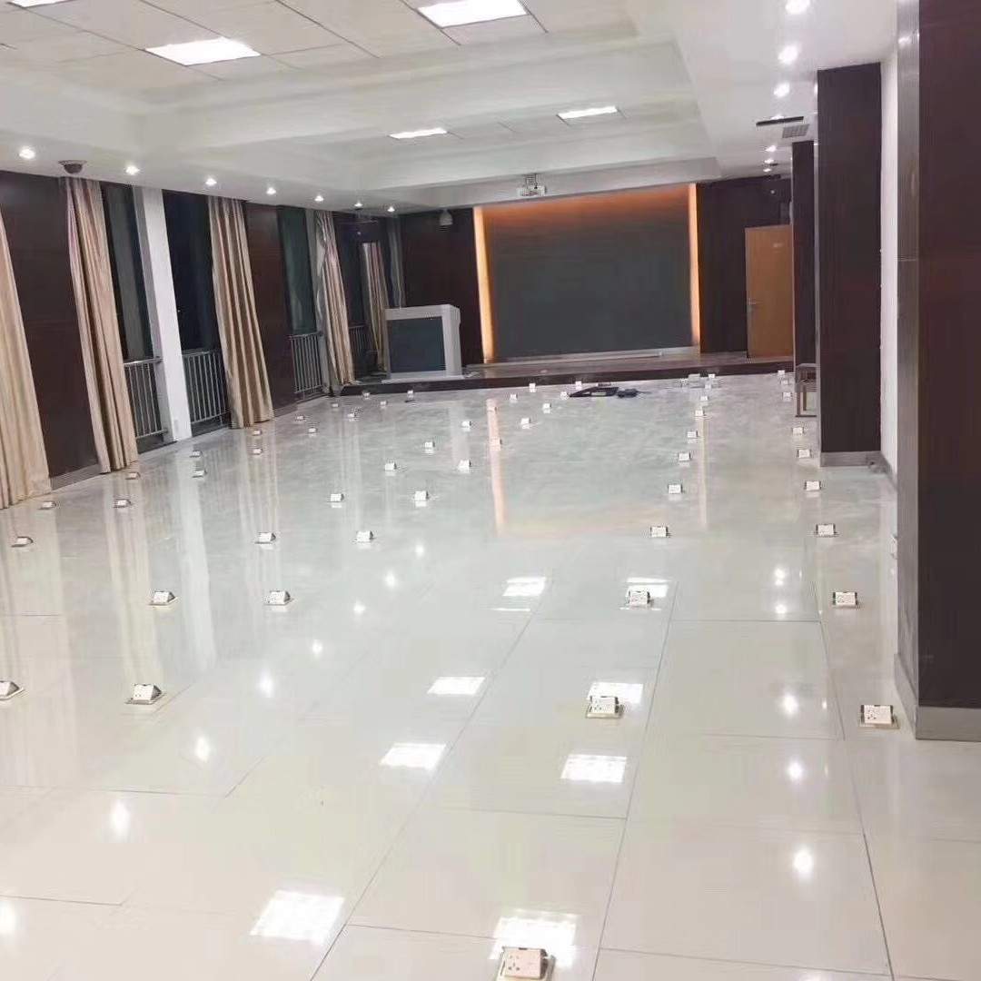防静电地板学校机房防静电高架空活动地板HPL/PVC全钢防静电地板