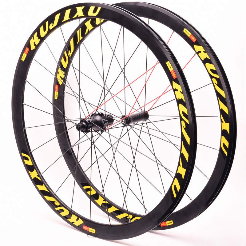 700C框高38mm 前二后四培林公路自行车轮组