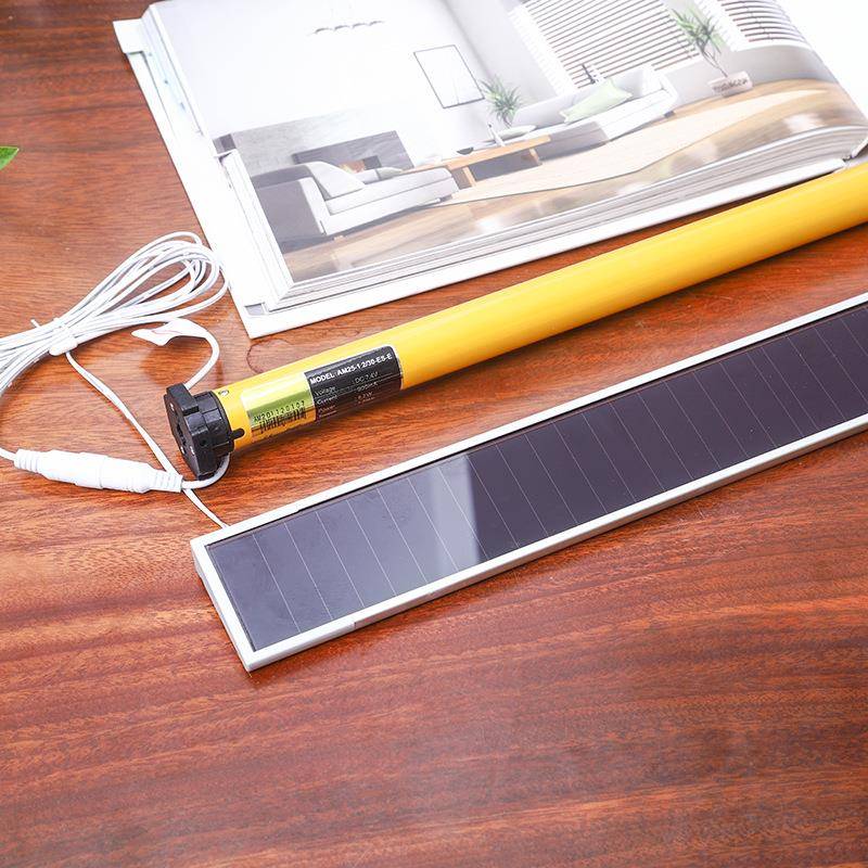 奥科AM25太阳能电动卷帘升降卷帘电机内置遥控管状电机