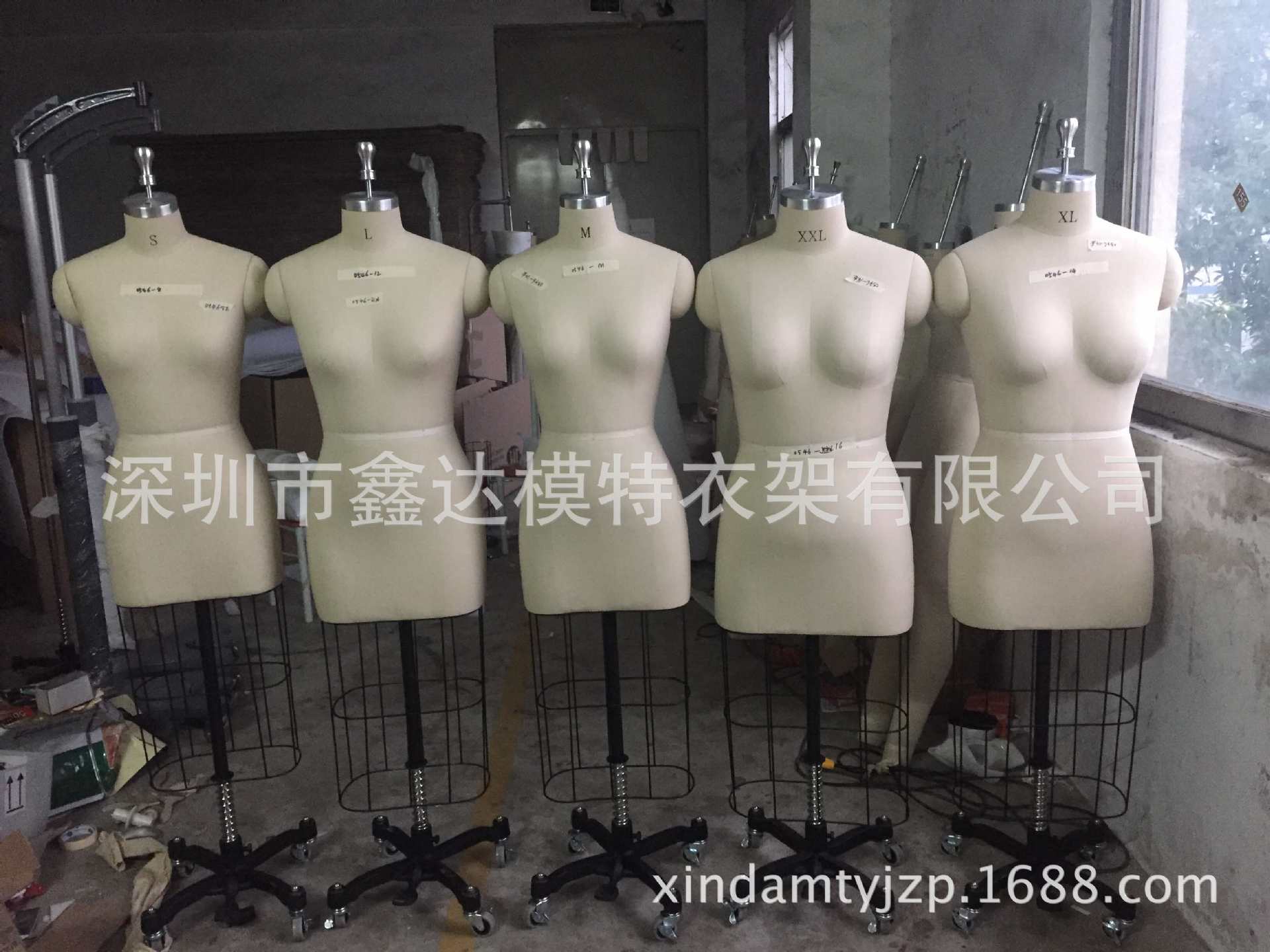 板房人台厂家直销女装M码半身立裁人台模特亚洲码试衣板房模特