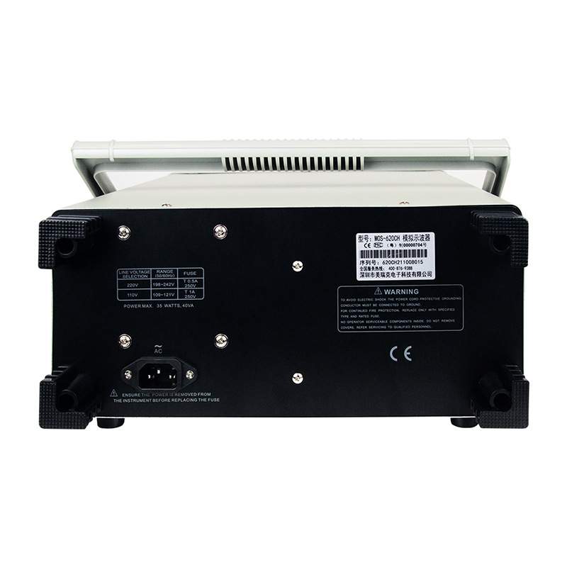 Rek美瑞克MOS-620CH数字模拟示波器高灵敏度20MHZ双通道自动同步