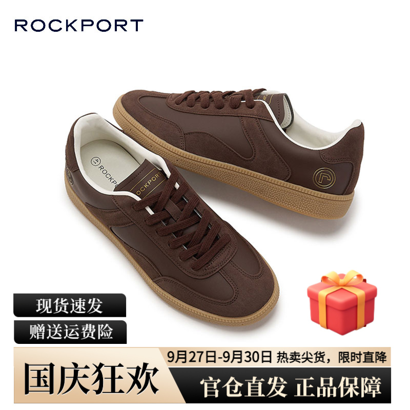 Rockport/乐步男士德训鞋2025夏复古休闲男女同款T头