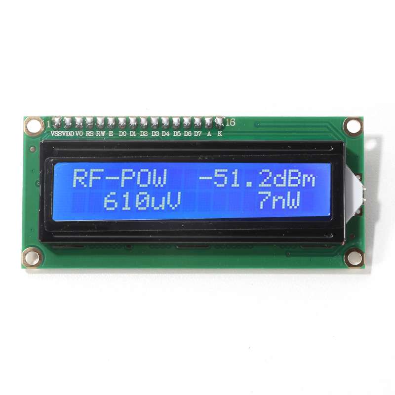 射频功率表 1MHz～10GHz -50～0dBm 功率计 可设定射频功率衰减值