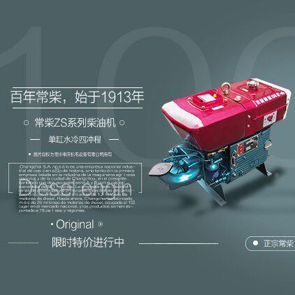 正宗牌电单缸柴油机0ZS11151110，110手启动MUK/，启动