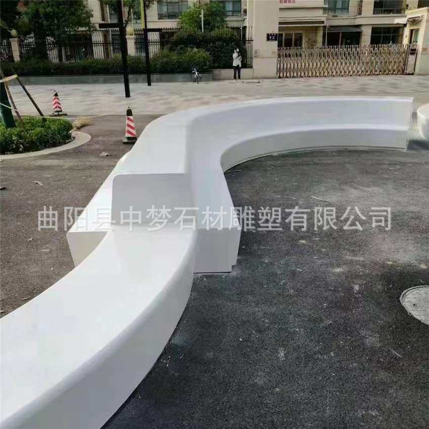 RJD玻璃钢异形座椅休闲椅场公园商学校等外候椅户树池创坐凳意彩