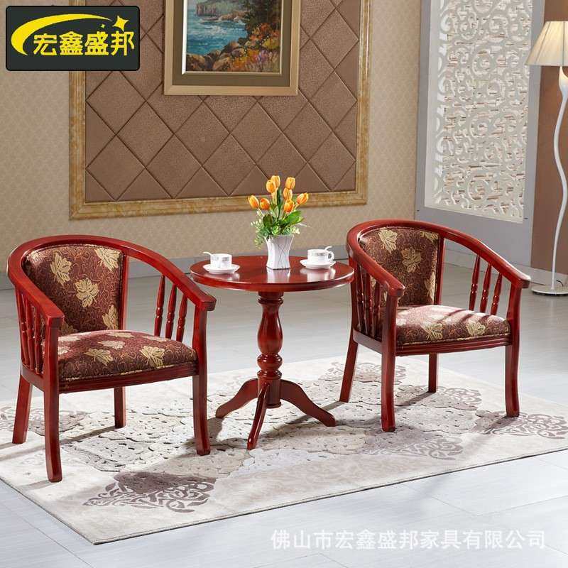 酒店宾馆客实木围阳椅茶几三件书894套单人卧室台休闲房圈椅房小,住宅家具,圈椅,淘宝优惠券,粉丝福利购,淘宝优惠卷