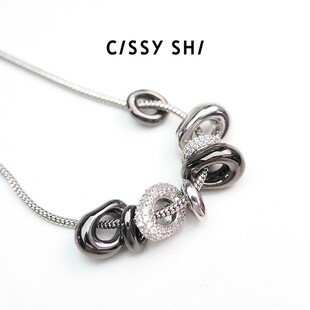 CISSY SHI光&影光影系列多宝短项链精致轻奢吊坠时尚新款项链