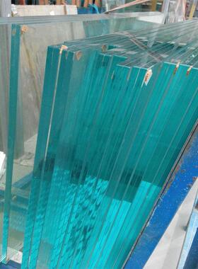 化QAW玻直销璃面餐桌茶台几电脑电视圆桌面长方形超白钢茶色