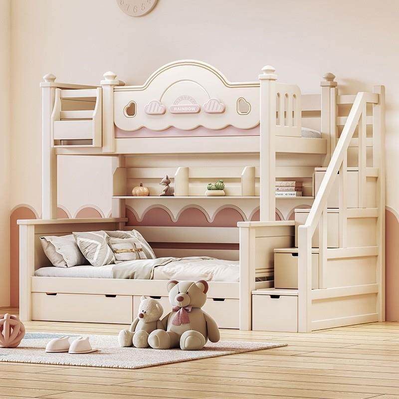上铺层床全实子母床樱桃木高低床男女孩小木户双型上下铺儿童下床,电子/电工,接线端子,淘宝优惠券,粉丝福利购,淘宝优惠卷